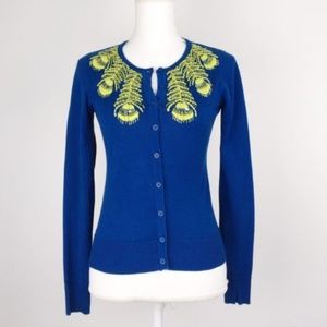 Anthropologie | Tabitha Limabird Peacock Cardigan